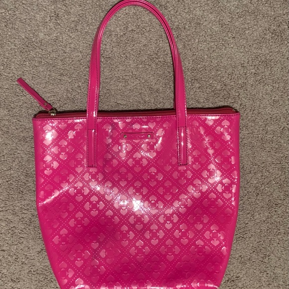 Kate Spade hot pink shoulder purse - Picture 3 of 6